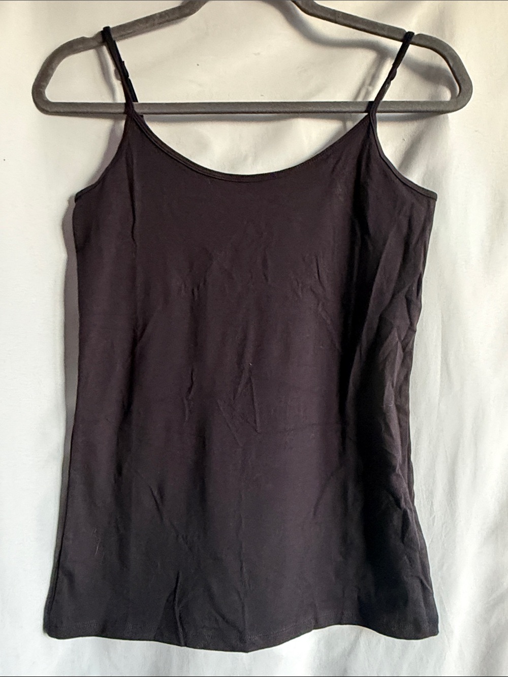 Amazon Essentials Black Women's Slim-Strap Camisole